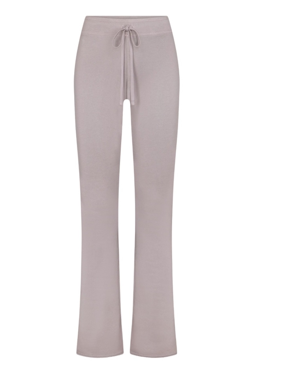 SKIMS Mauve Drawstring Flare Knit Pants